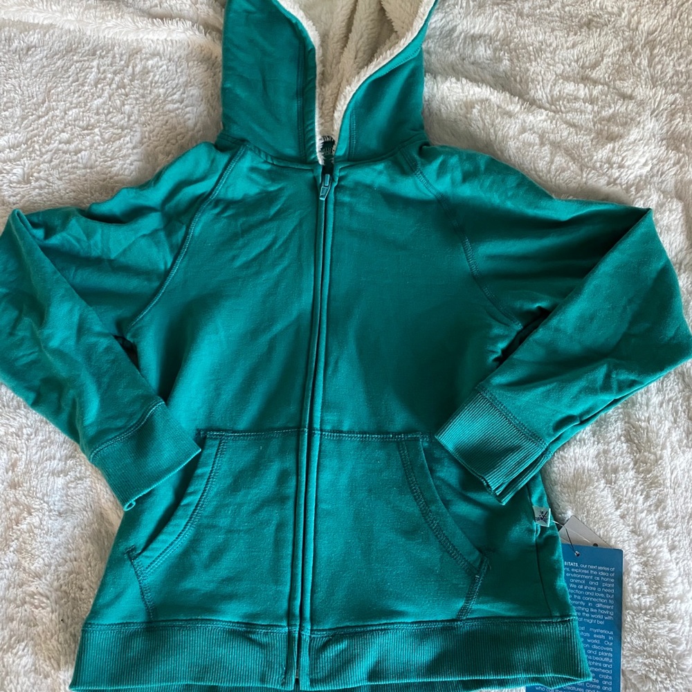 Kickee Pants zip front hoodie